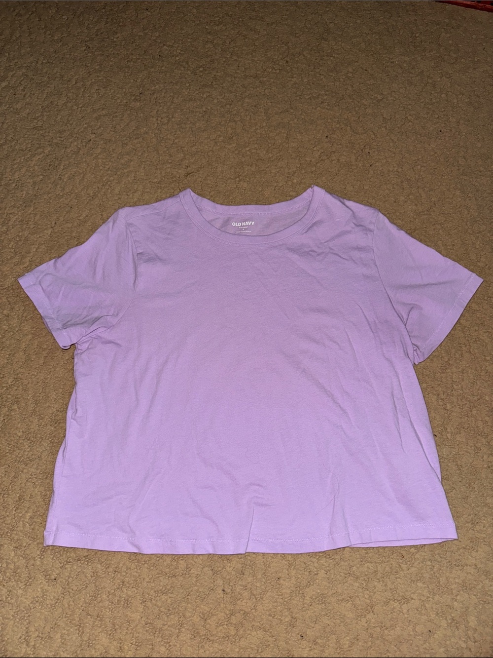 Old Navy Lavender Short Sleeve Crewneck Tee